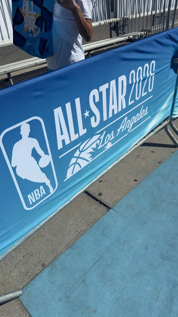 Basketball equipment warehouse in Southern California with professional hoops and court systems